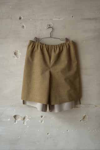 ULTRA SUEDE SHORTS_OSTRICH