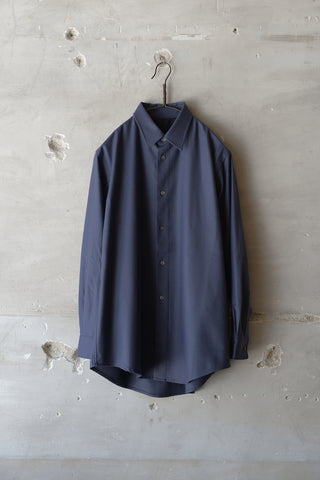 REGULAR COLLAR SHIRT_FADE BLUE