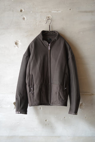 PADDED LEATHER BLOUSON