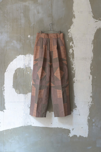 WIDE TUCK PANTS