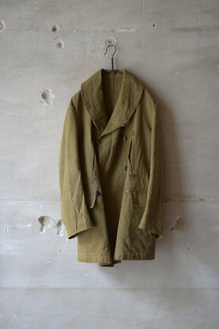 1940’s French Khakish Linen Canadian Jacket