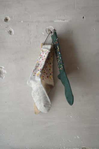 DOODLE MOHAIR SOCKS