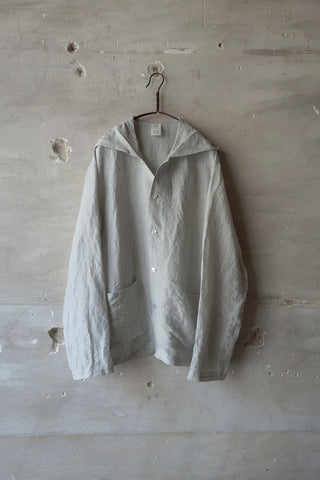 HODDIE SHIRT/FOGGY LINEN