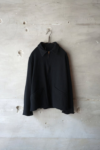 ウール和紙ジップショートジャケット