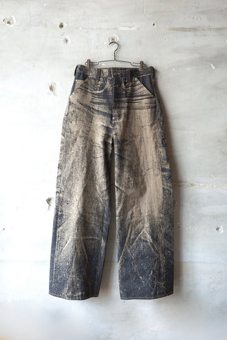 X-RAY JACUARD DENIM TROUSER