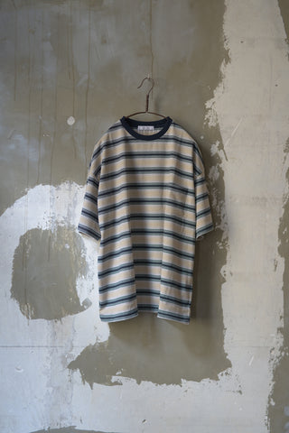 マルチストライプ ポケットTee