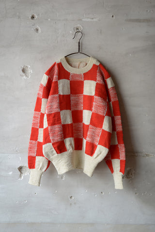 SLUB GINGHAM KNIT