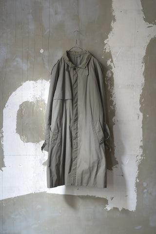 1980’s Italian Quilted Balmacaan Coat by RISKO