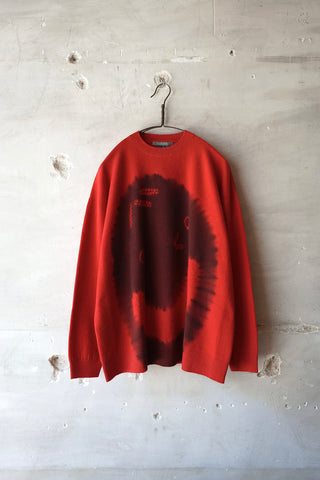 CASHMERE SEAMLESS CREW NECK WIDE PULOVER_FACE