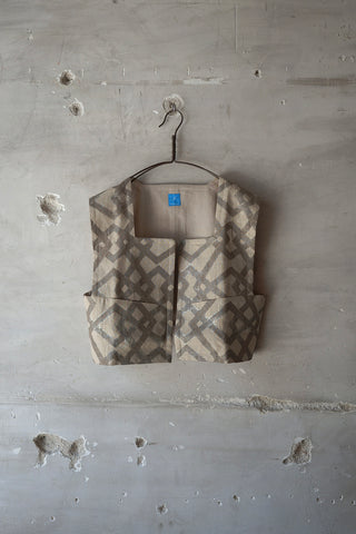 HAND SILKSCREEN PRINT VEST