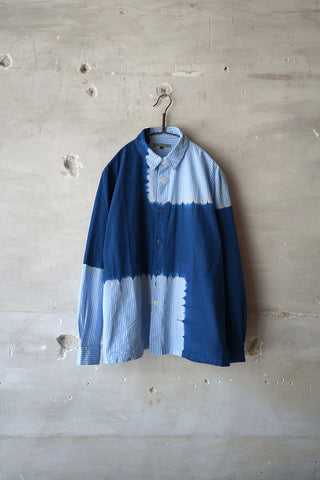 COTTON GINGHAM CHECK OVERSHIRT