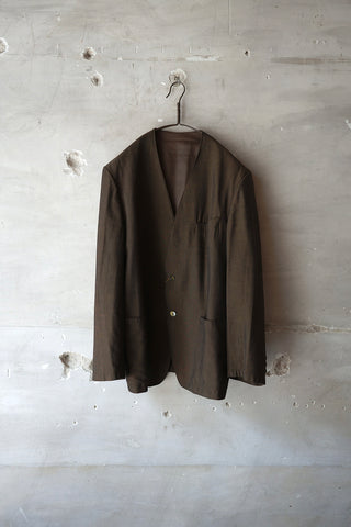 1960-1970's ITALIAN MOHAIR MIXED BESPOKE TAILORED JACKET
